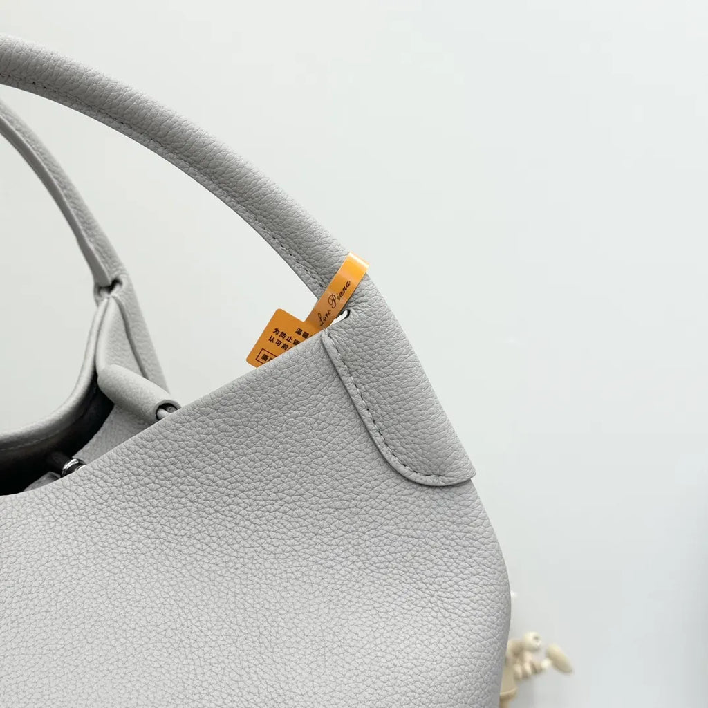 Loro Piana Dove Grey Hobo - Hình 5