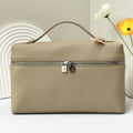 leather Loro Piana Dove Grey Vanity