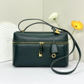 Loro Piana Forest Green Vanity Bag