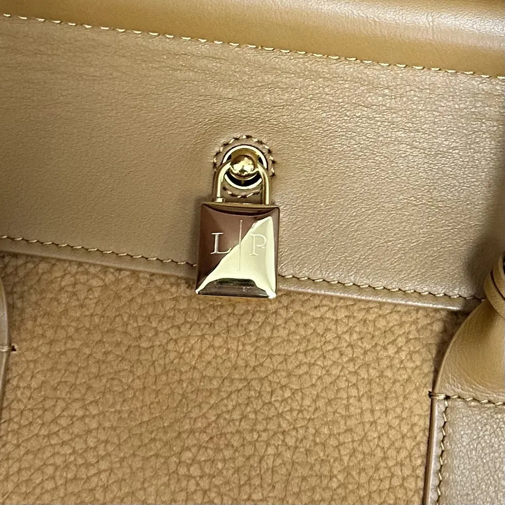 Loro Piana Tan Suede Bag - Hình 5