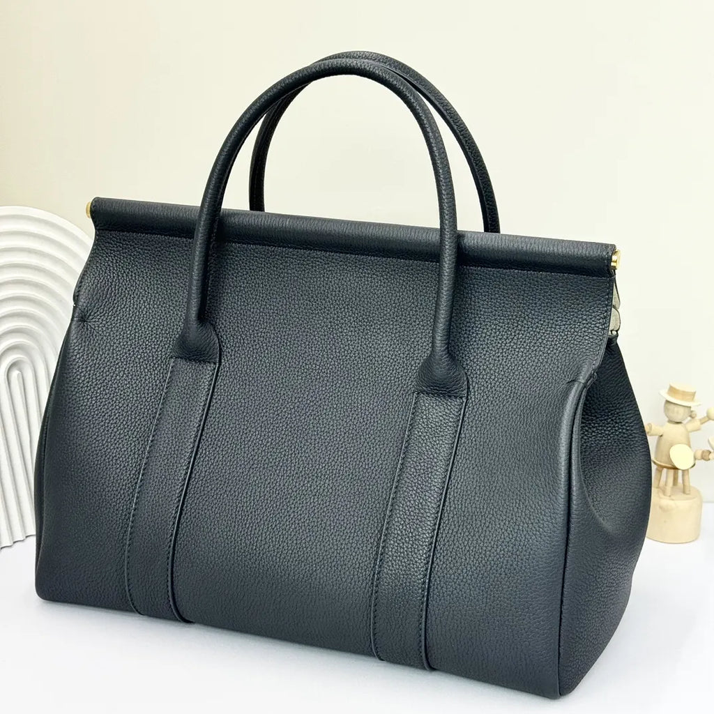 Loro Piana Navy Boston Bag - Hình 2