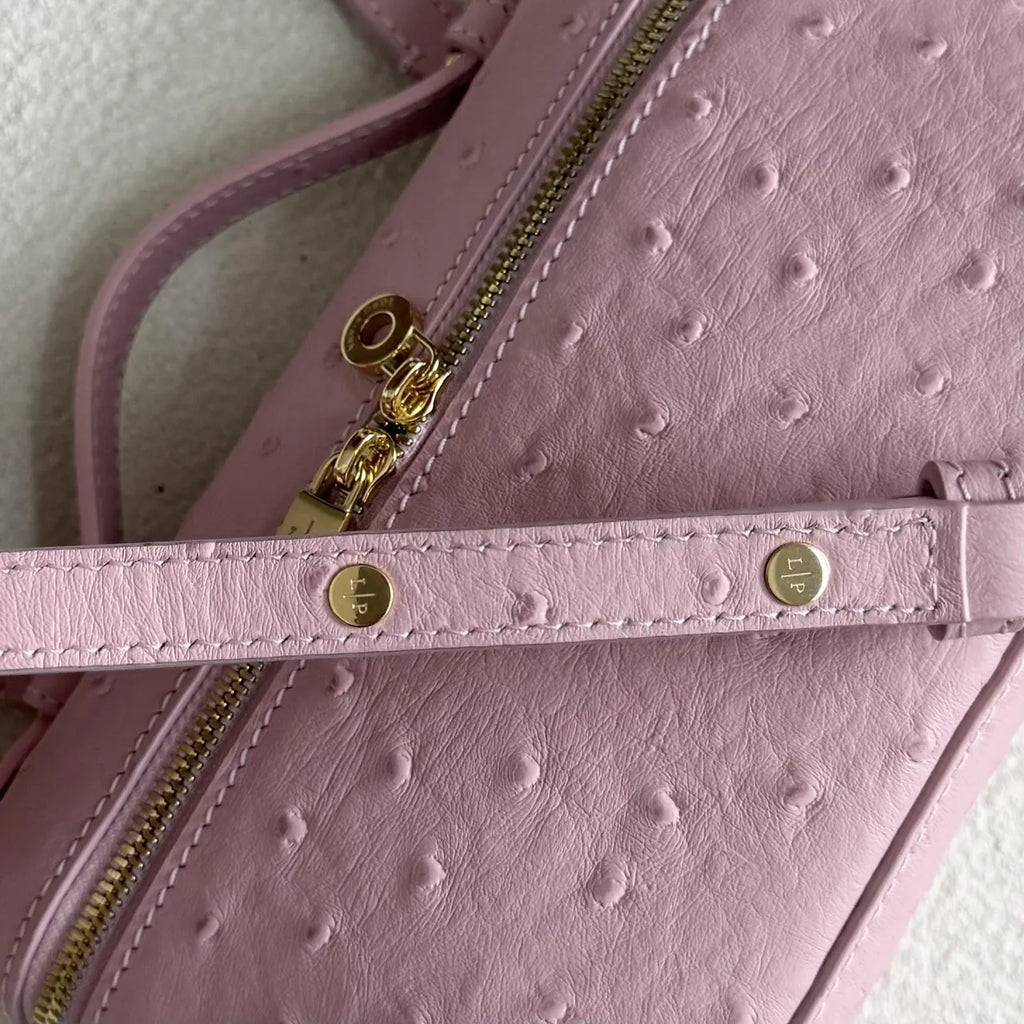 Loro Piana Pink Ostrich Vanity - Hình 7