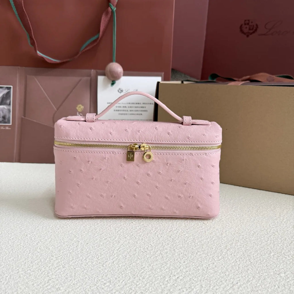 Loro Piana Pink Ostrich Vanity