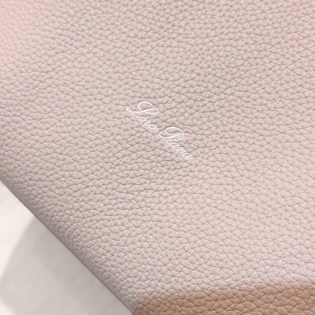 Loro Piana Powder Pink Bucket - Hình 4
