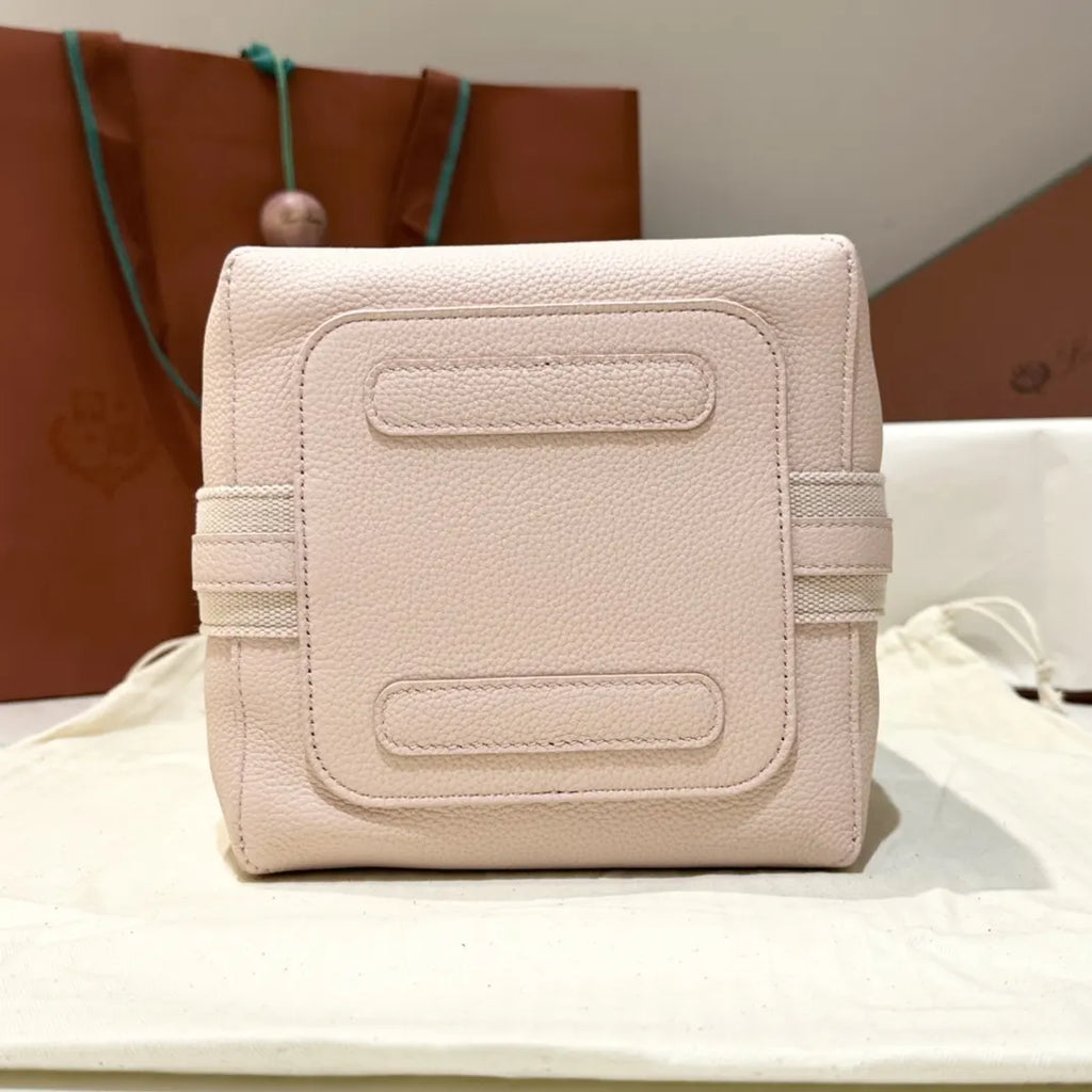 Loro Piana Powder Pink Bucket - Hình 5
