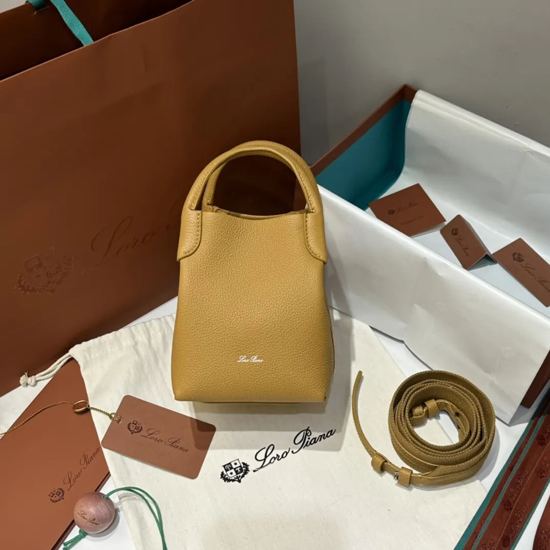 Loro Piana Saffron Bag