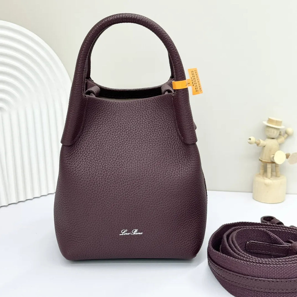 Loro Piana Amaranth Bucket Bag