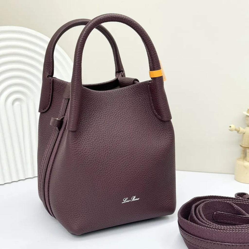 Loro Piana Amaranth Bucket Bag - Hình 2