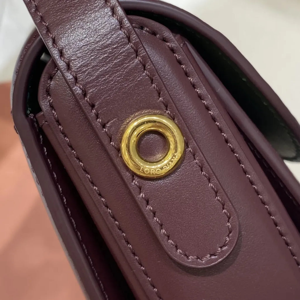 Loro Piana Claret Shoulder Bag - Hình 7