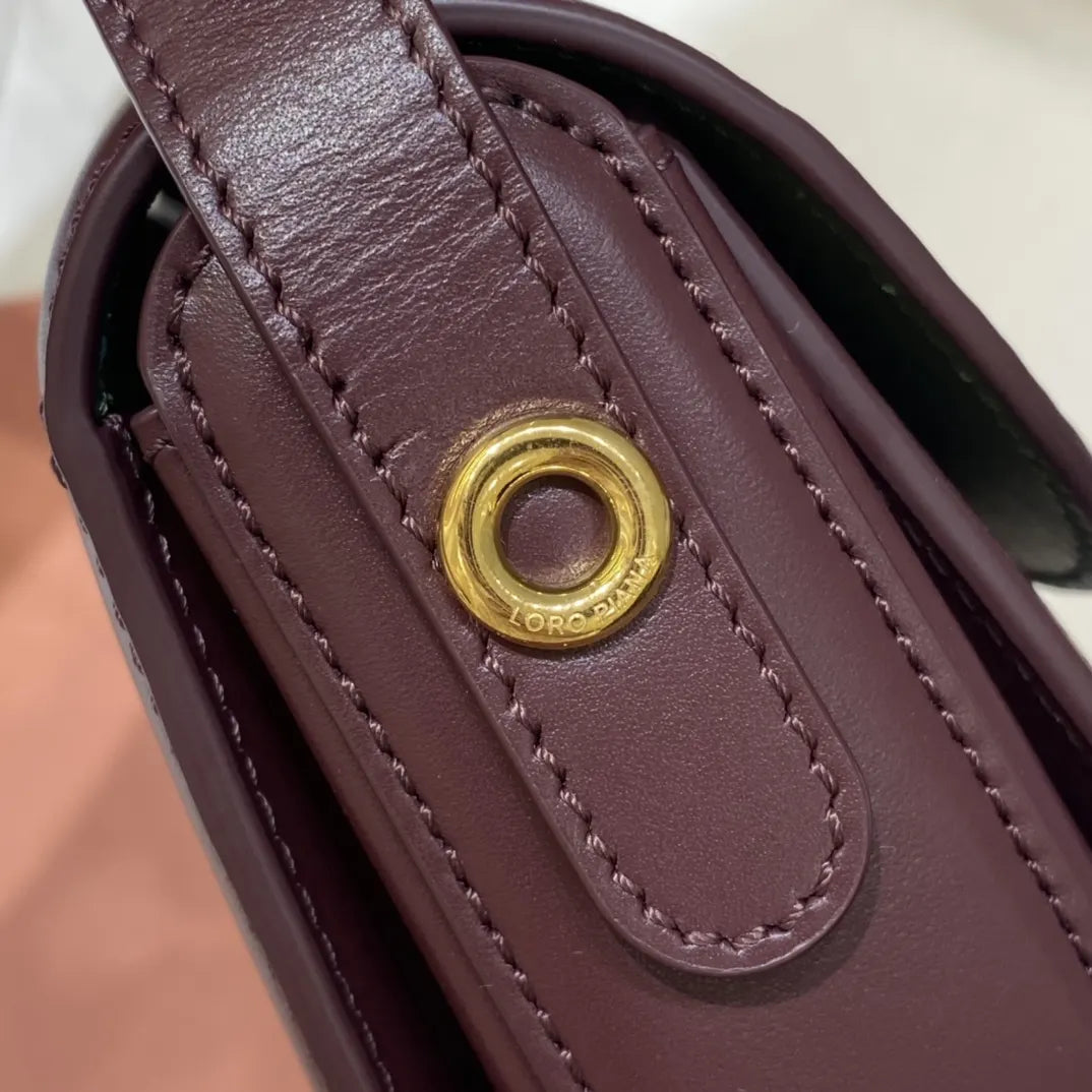 Loro Piana Claret Shoulder Bag - Hình 7