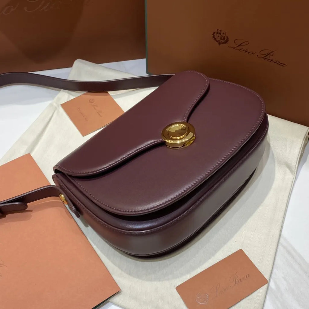 Loro Piana Claret Shoulder Bag - Hình 5