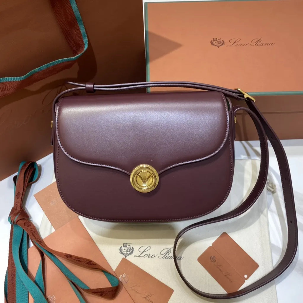 Loro Piana Claret Shoulder Bag - Hình 2