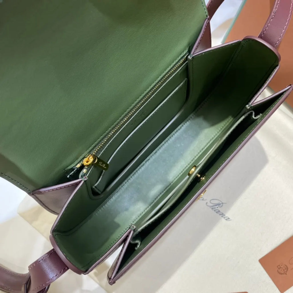 Loro Piana Claret Shoulder Bag - Hình 8