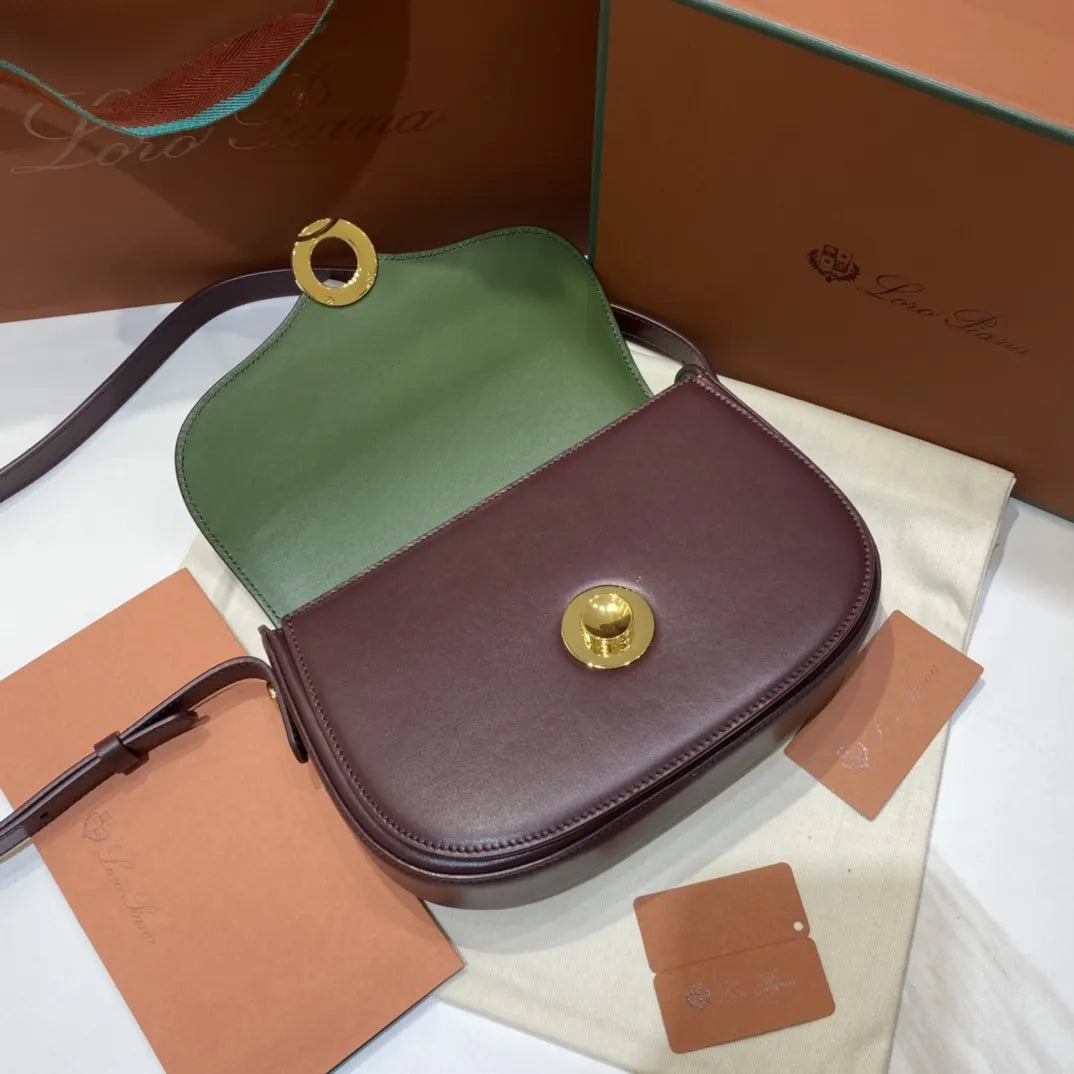 Loro Piana Claret Shoulder Bag - Hình 6