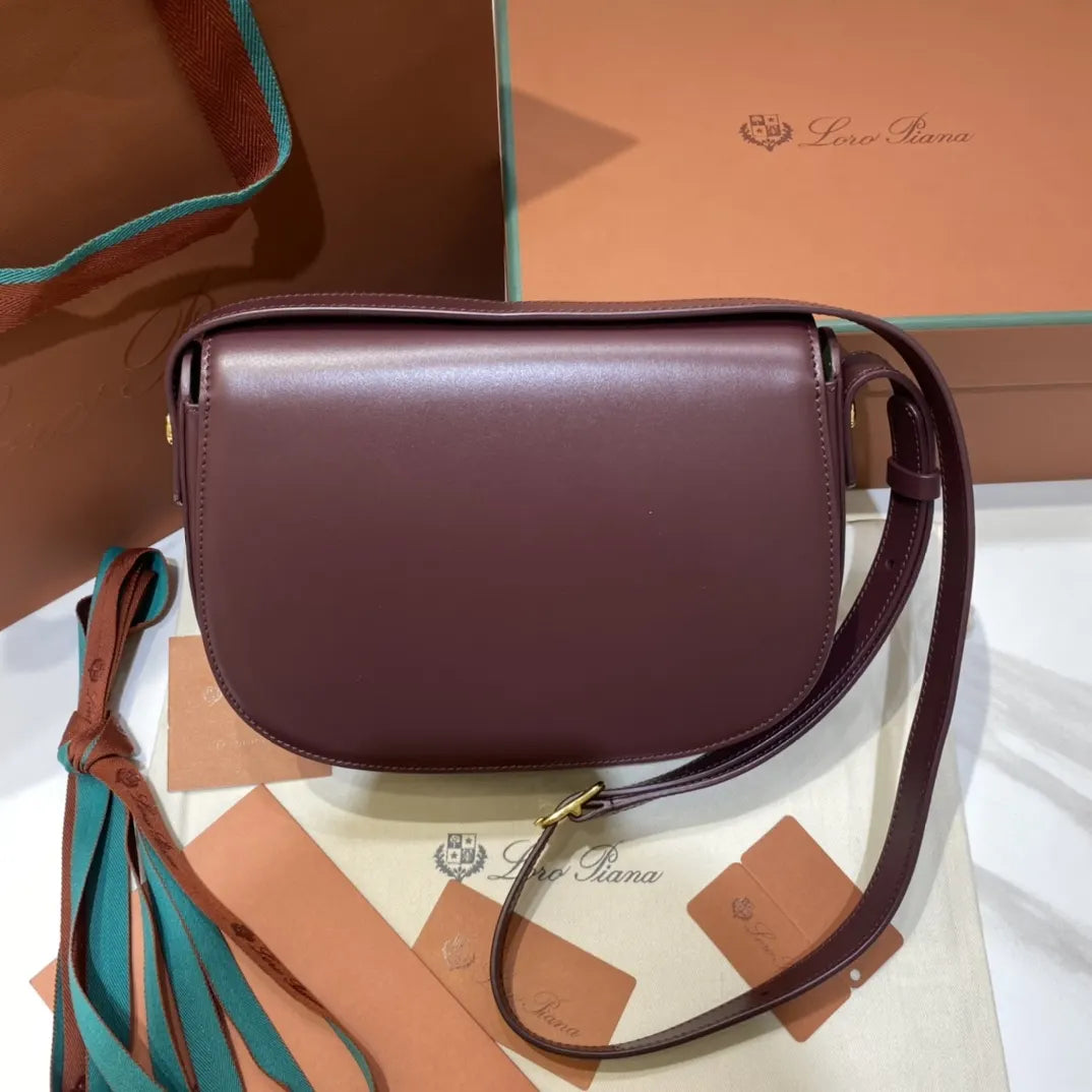 Loro Piana Claret Shoulder Bag - Hình 3