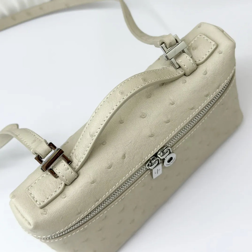 Loro Piana Ostrich Vanity Case - Hình 5