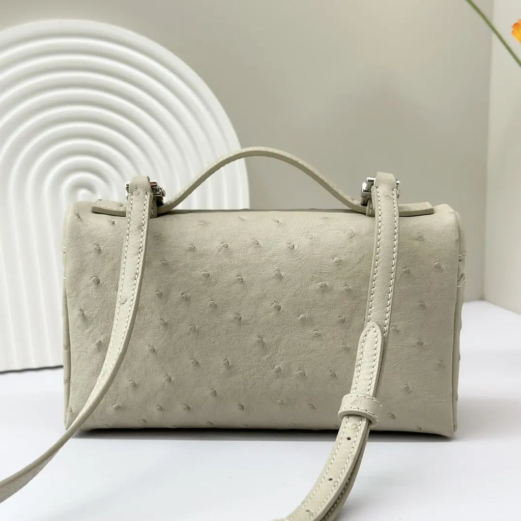 Loro Piana Ostrich Vanity Case - Hình 3