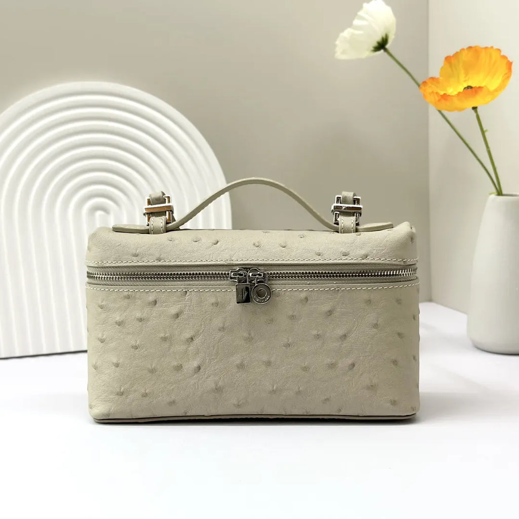 Loro Piana Ostrich Vanity Case