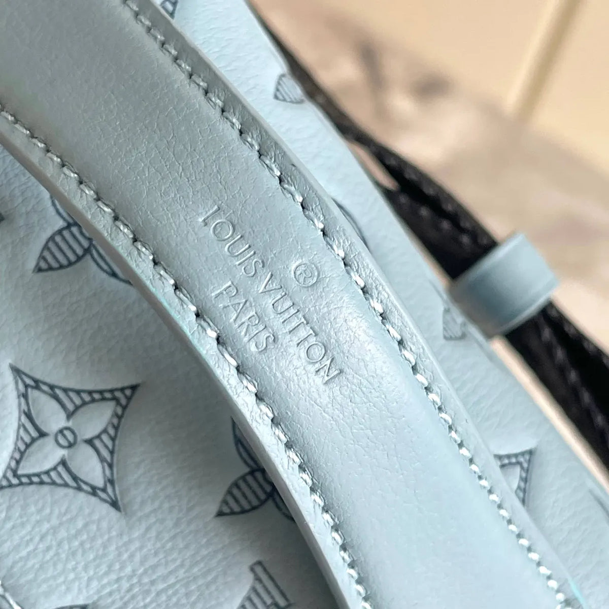 LV Sky Blue Bum Bag - Hình 3