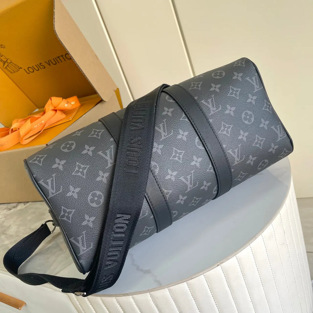 LV Shadow Monogram Keepall - Hình 3