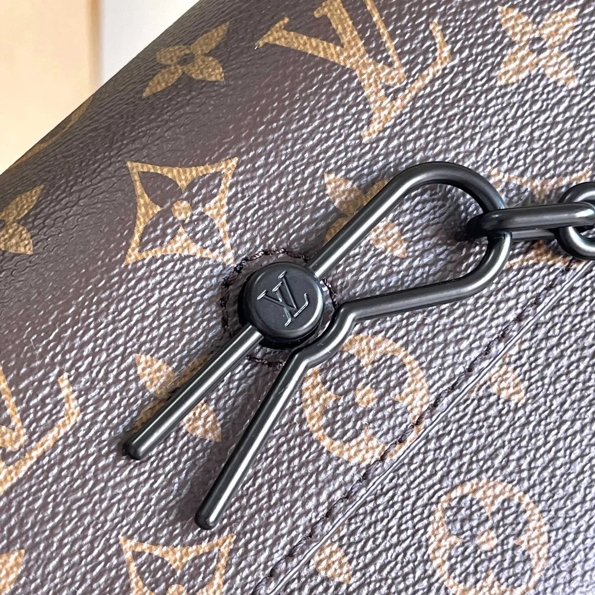 LV Monogram Trunk Clutch brown - Hình 3