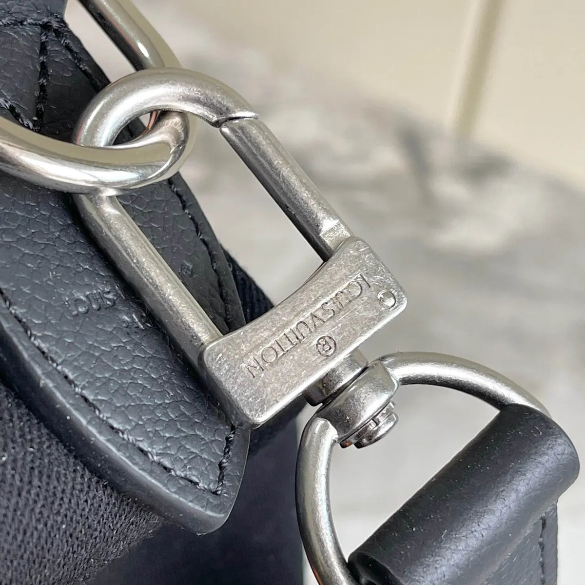 Black Monogram Speedy Bandoulière