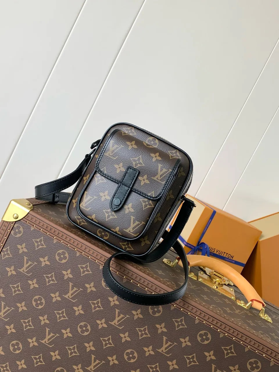 Louis Vuitton Monogram Macassar Reporter PM