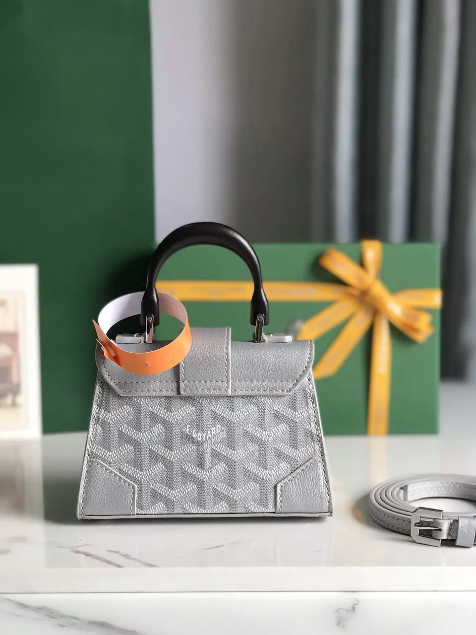 Goyard Gray Saigon Structure Mini - Hình 3