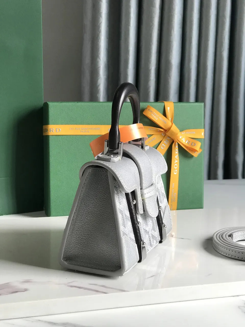 Goyard Gray Saigon Structure Mini - Hình 2