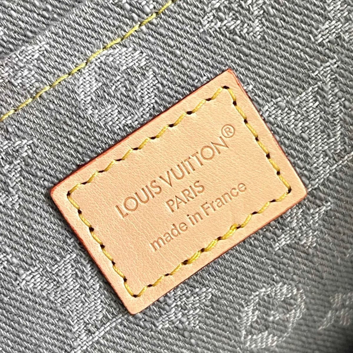 bandoulière LV Denim Speedy Blue - Hình 8