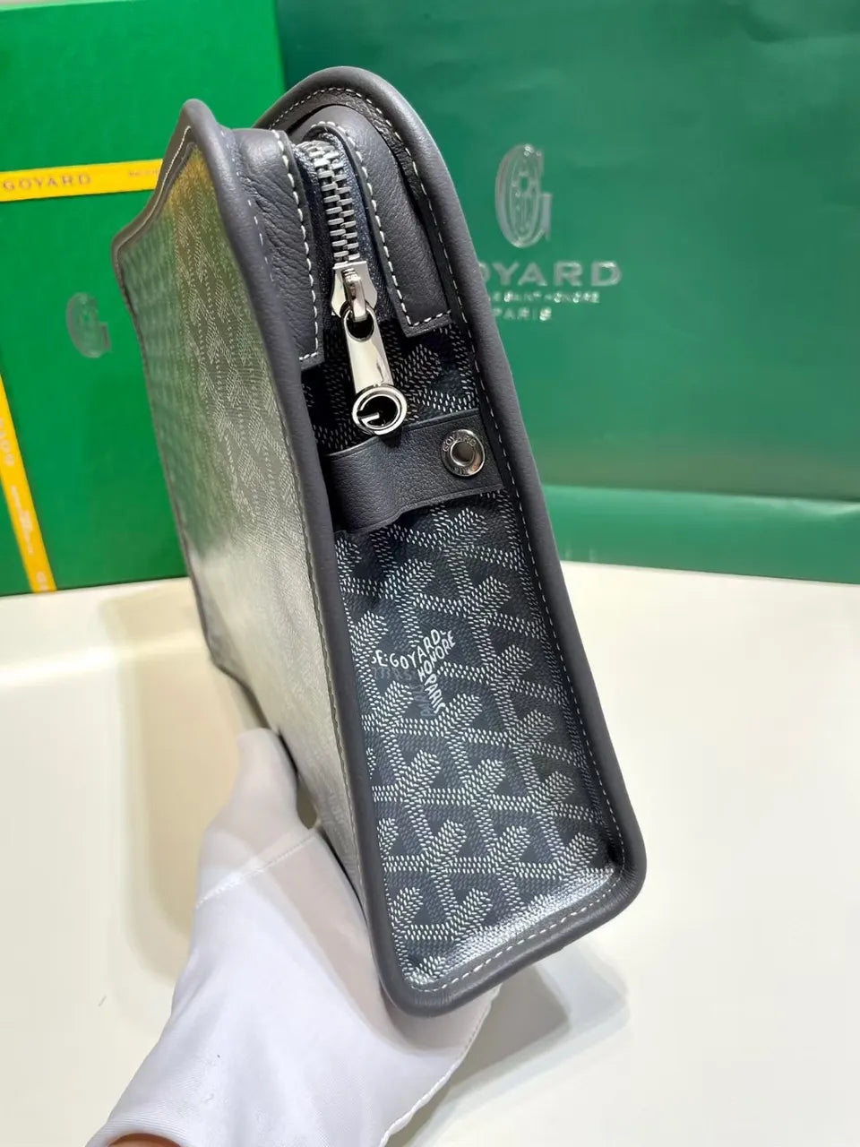 Goyard Gray Document Holder - Hình 5