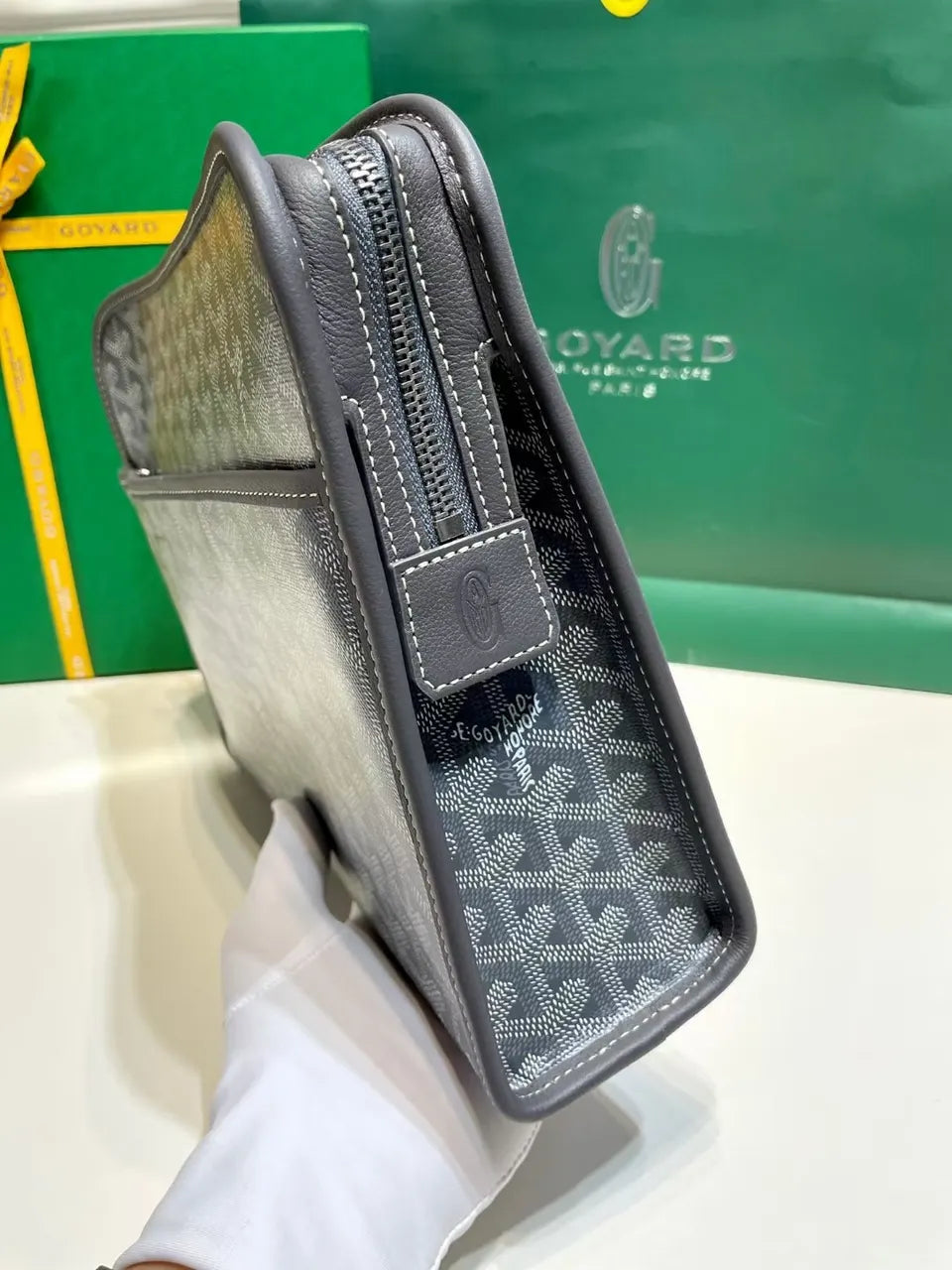 Goyard Gray Document Holder - Hình 6