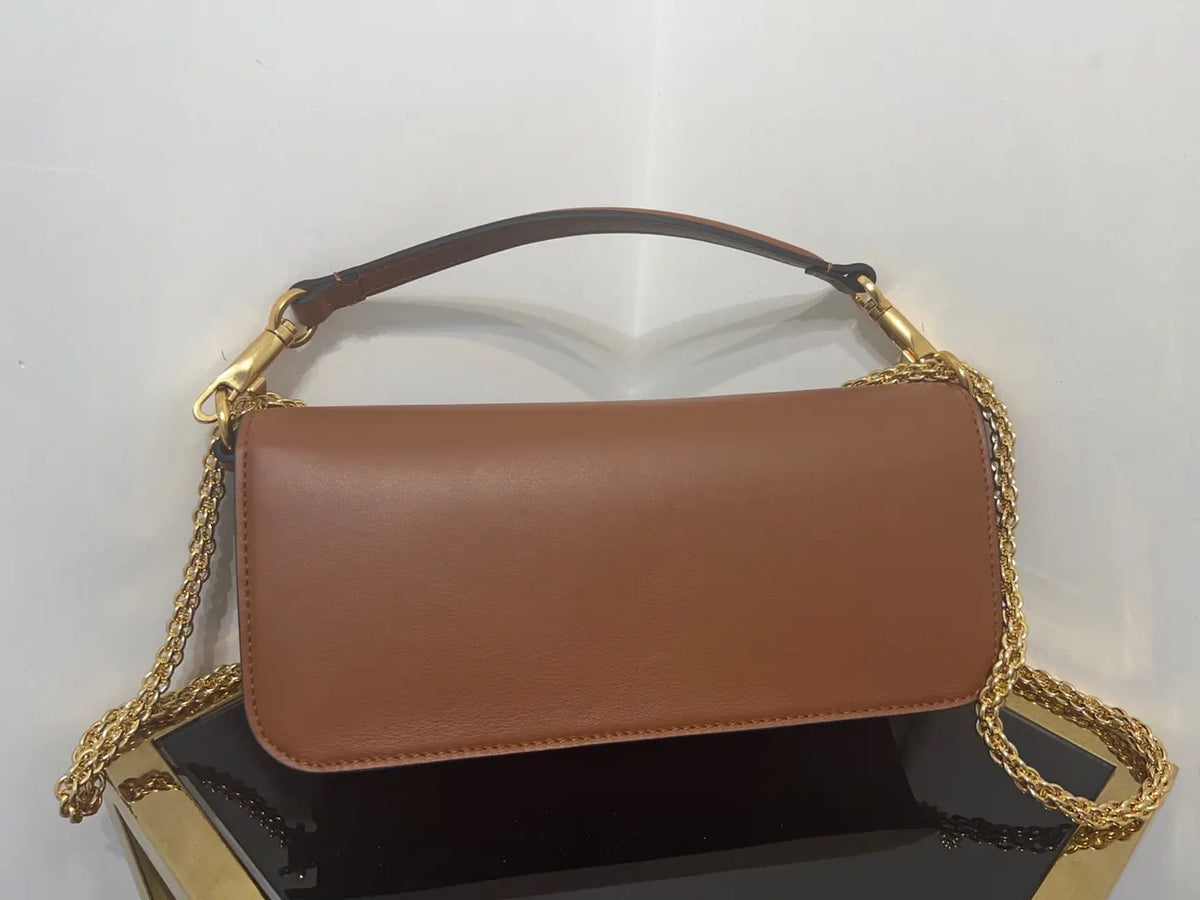 Valentino Caramel VLogo Bag gold - Hình 6