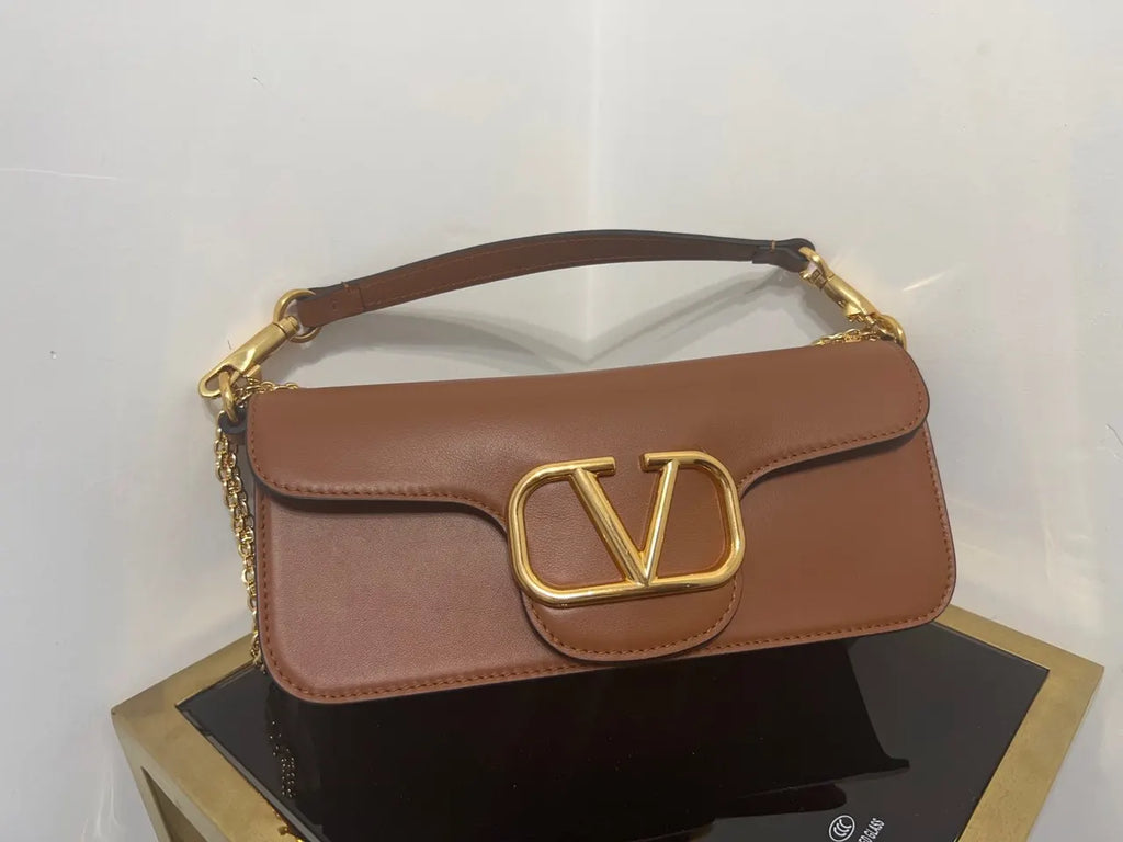 Valentino Caramel VLogo Bag gold - Hình 2