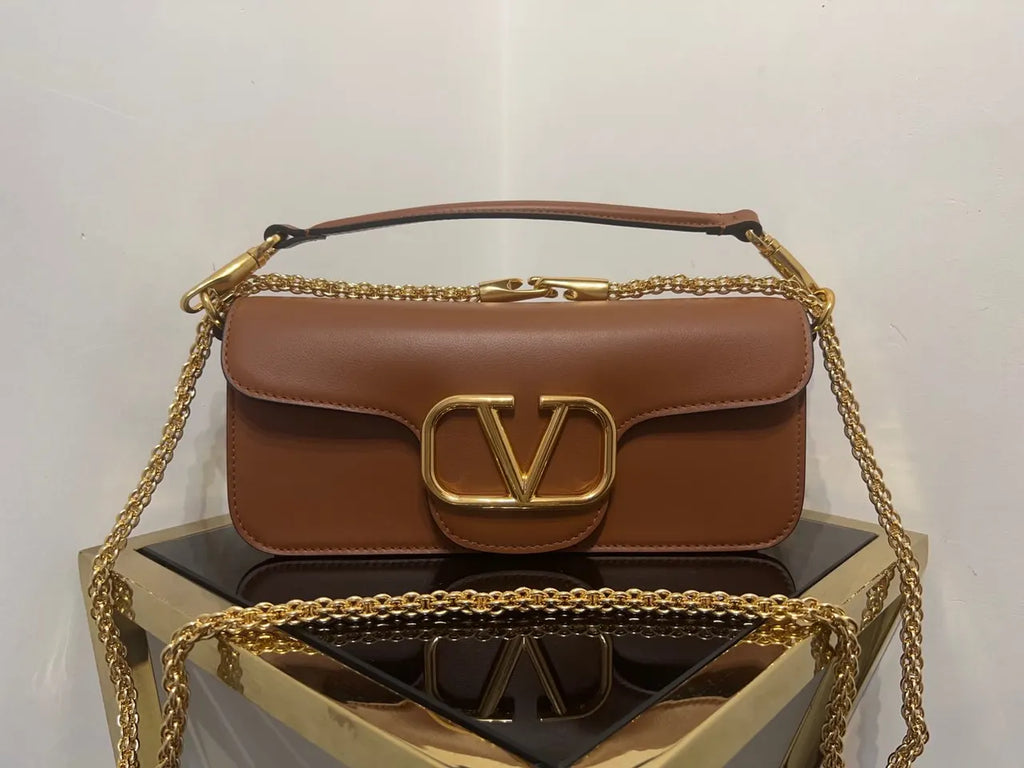 Valentino Caramel VLogo Bag gold