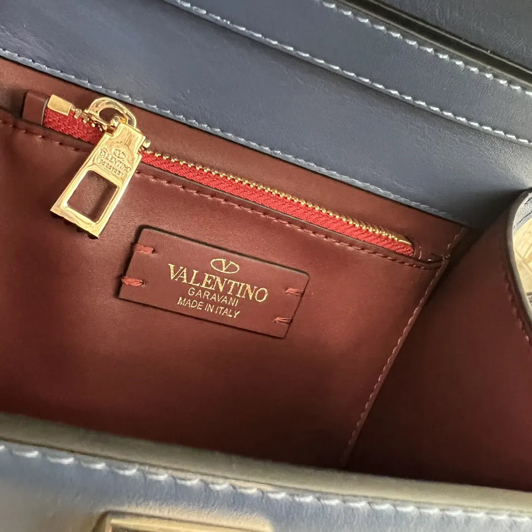 Valentino Denim Blue Bag - Hình 8