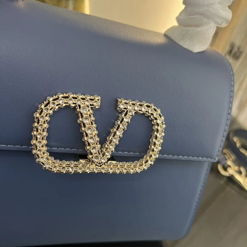 Valentino Denim Blue Bag - Hình 4