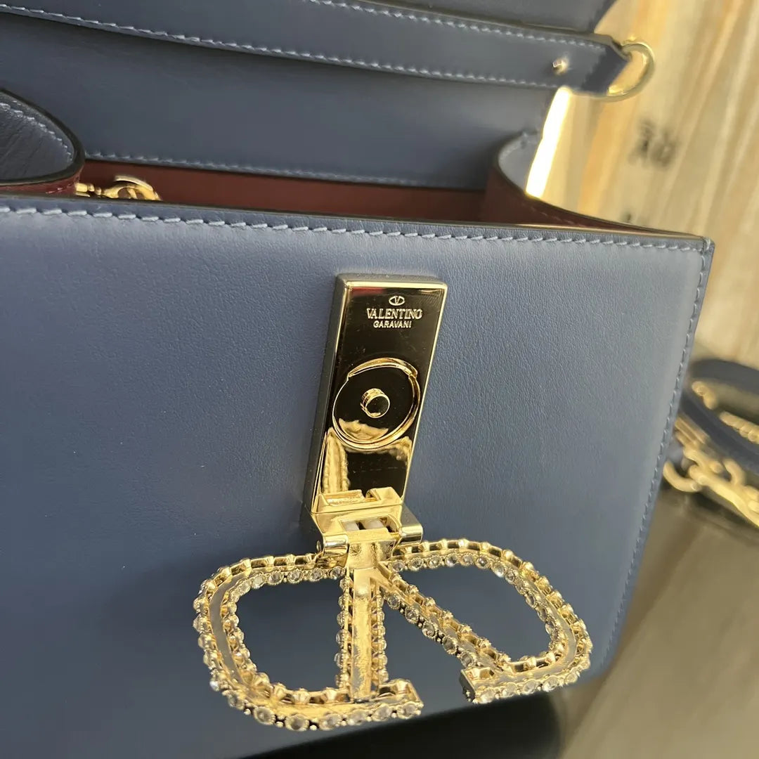 Valentino Denim Blue Bag - Hình 6