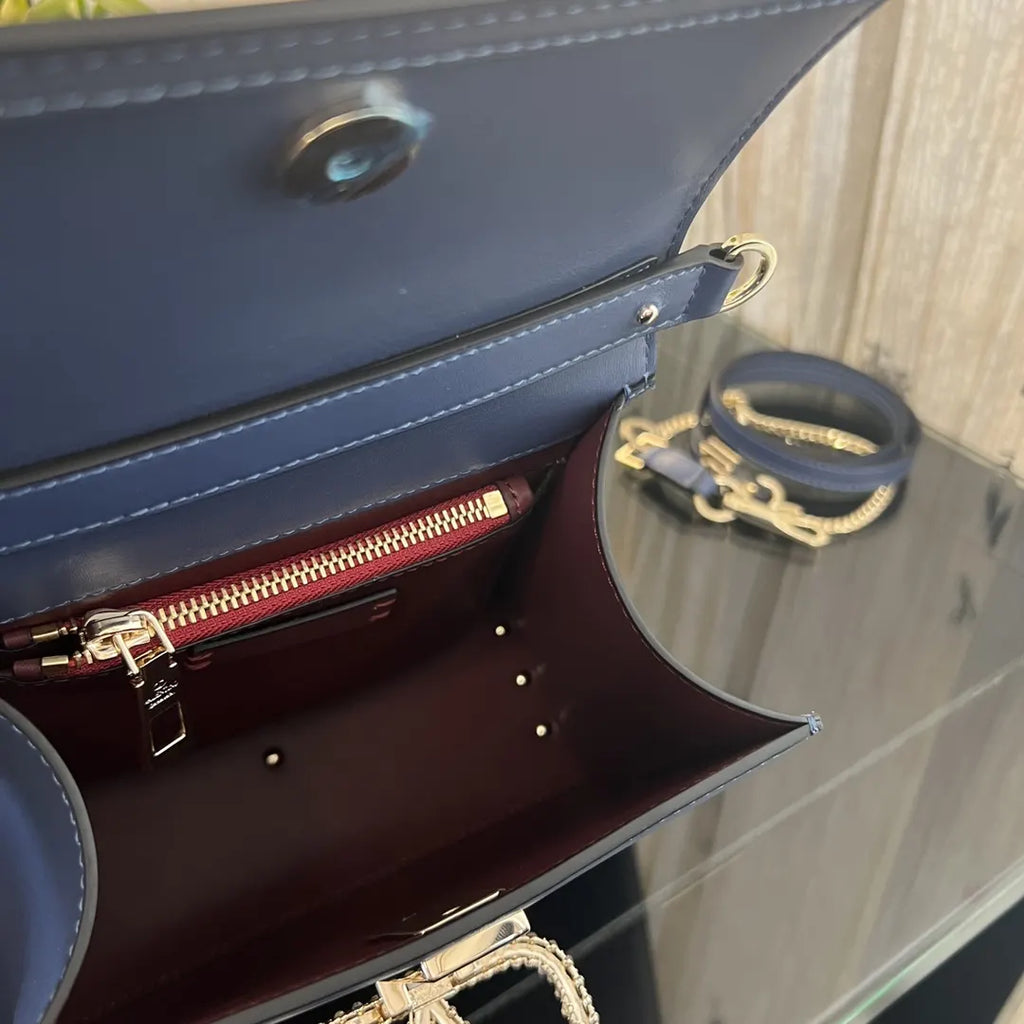 Valentino Denim Blue Bag - Hình 7