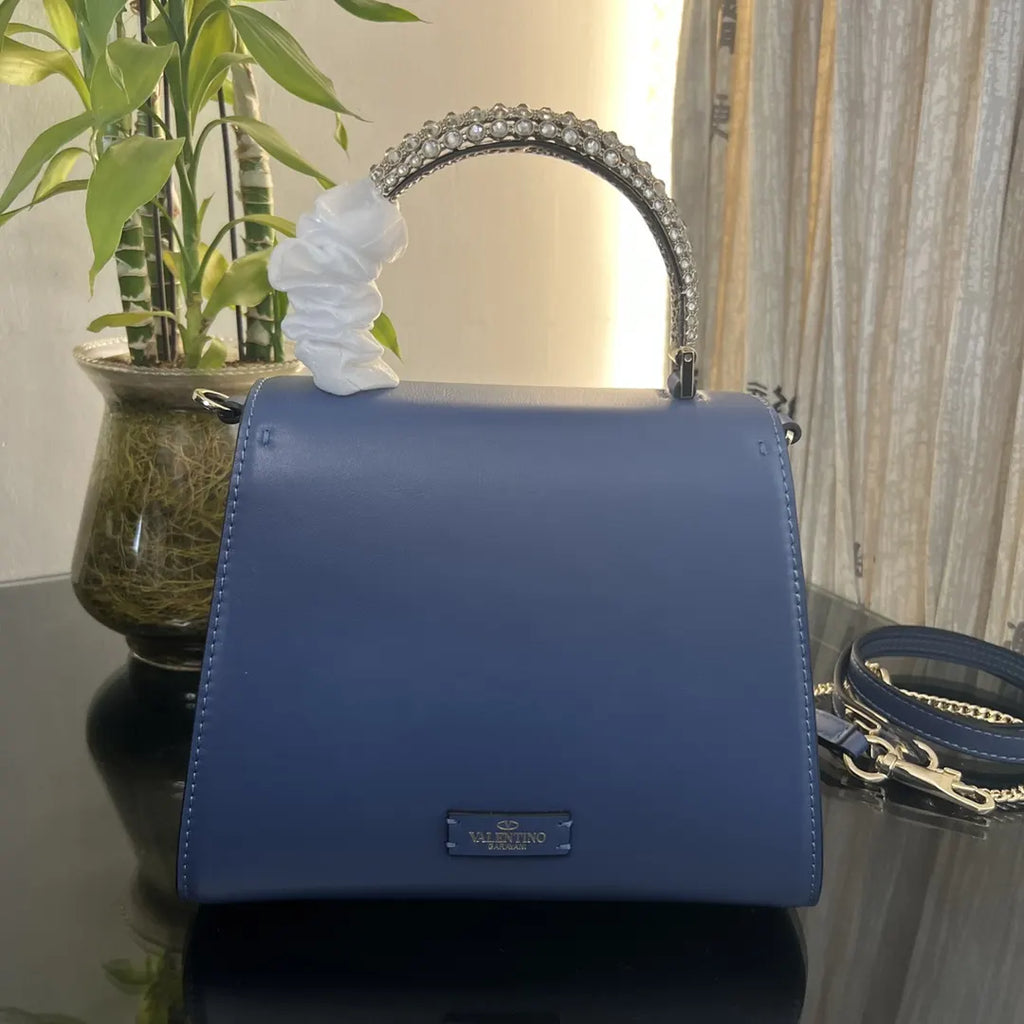 Valentino Denim Blue Bag - Hình 2