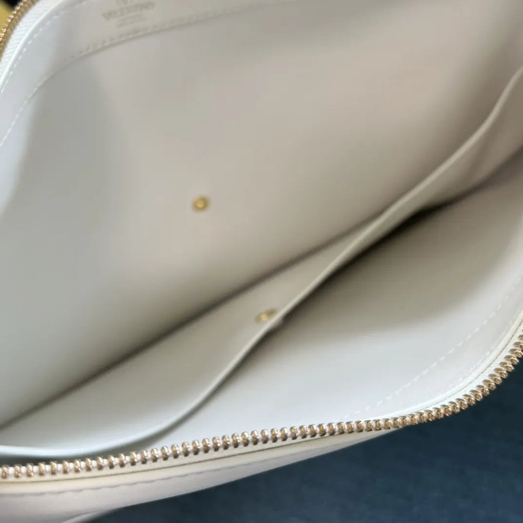 Valentino Cream Hobo Bag - Hình 7