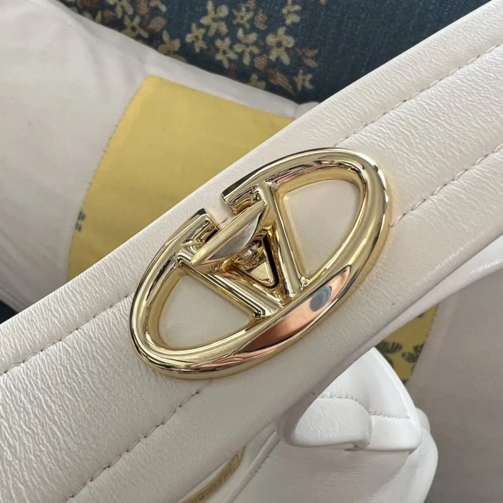 Valentino Cream Hobo Bag - Hình 3
