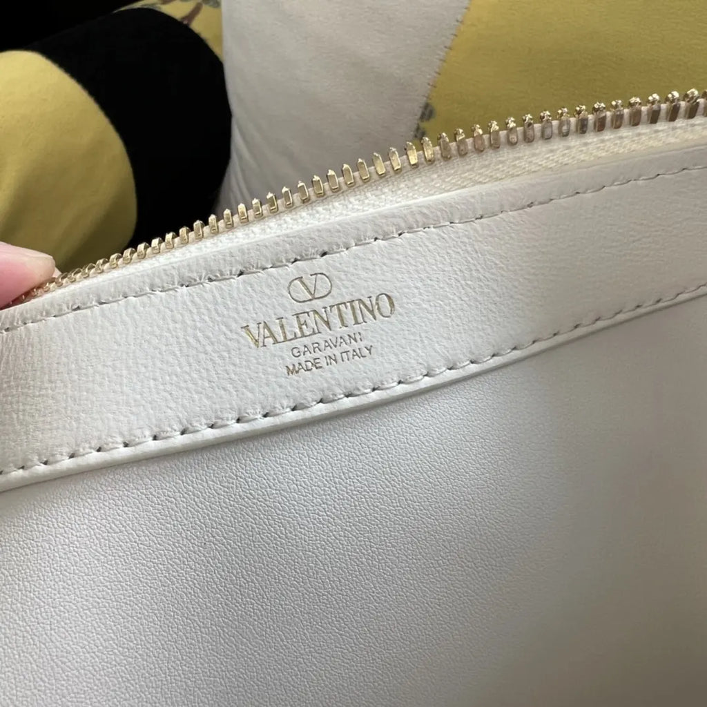 Valentino Cream Hobo Bag - Hình 8