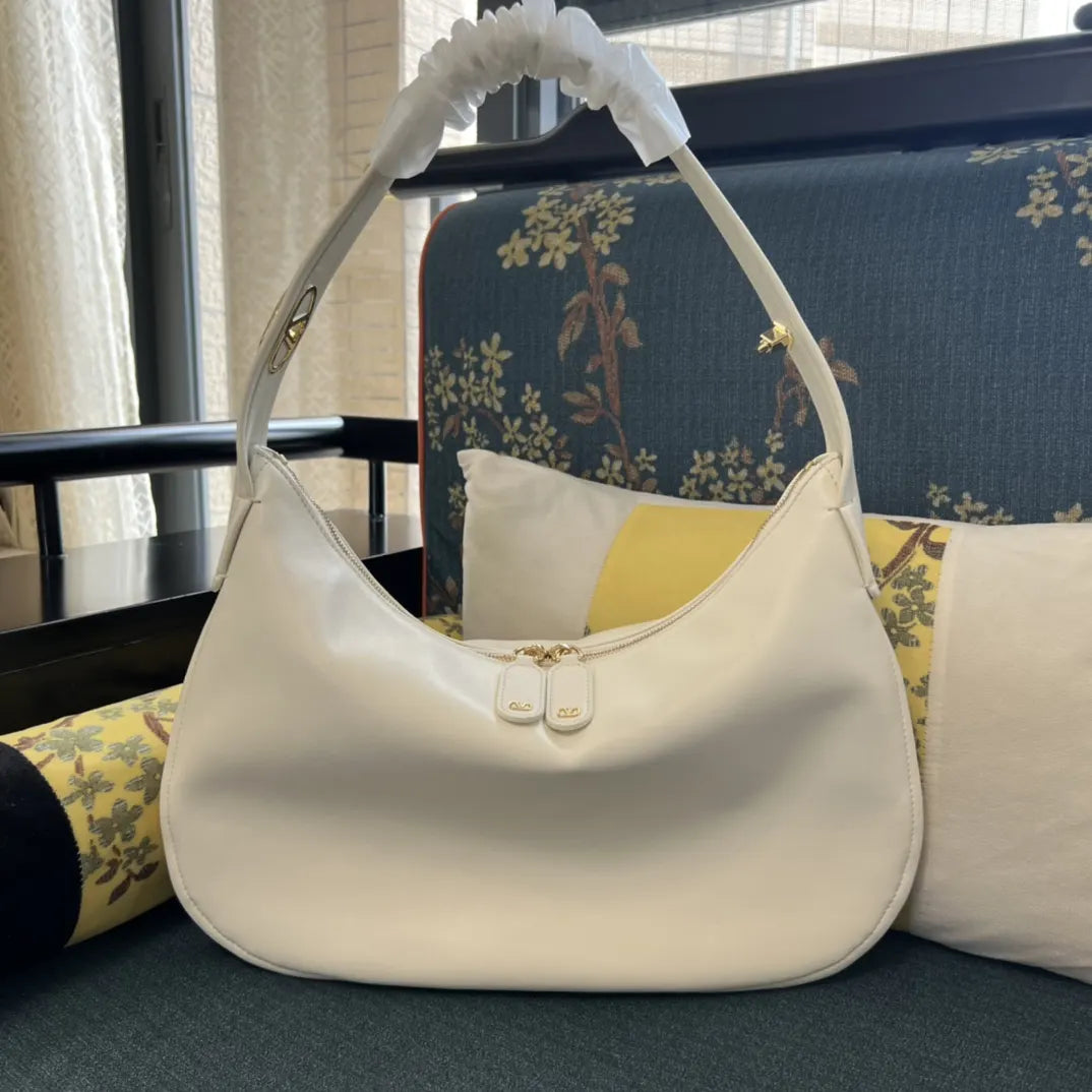 Valentino Cream Hobo Bag