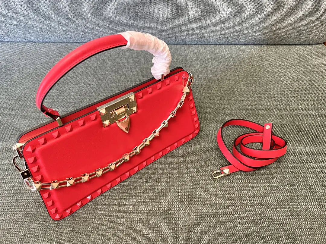Valentino Coral Rockstud Bag - Hình 4