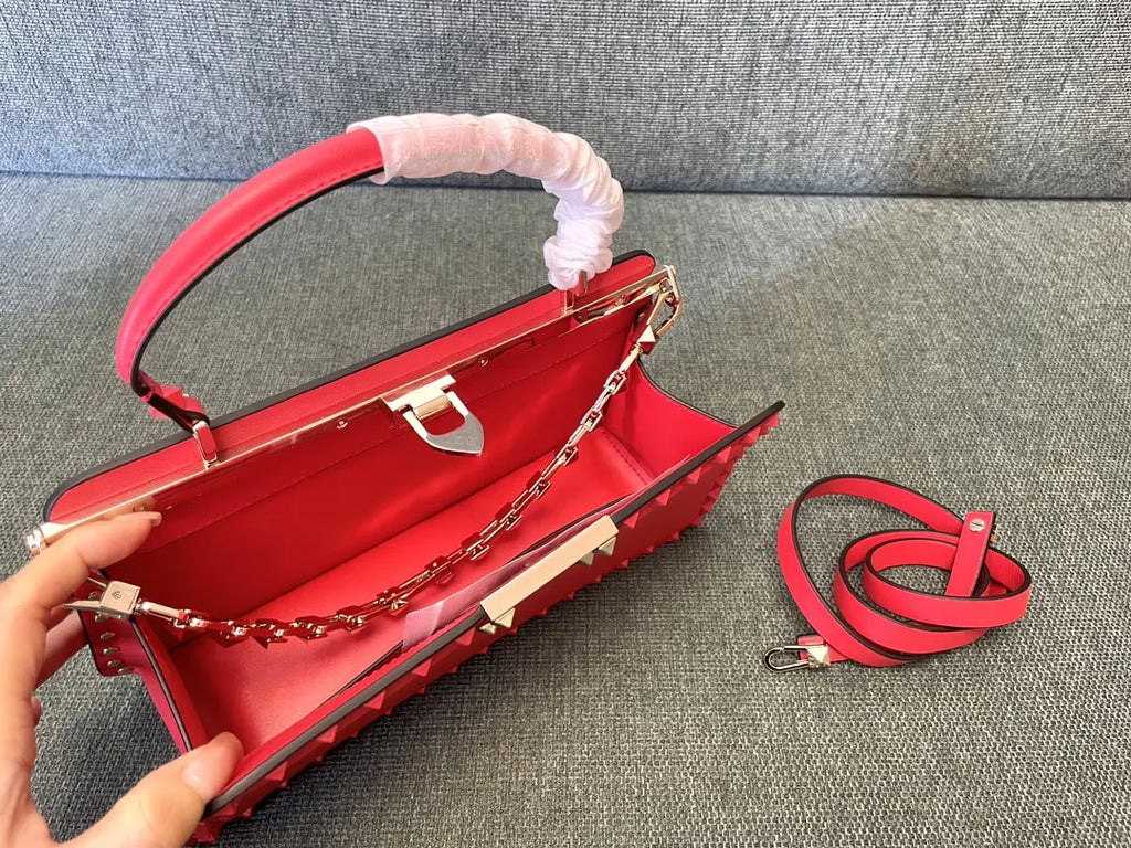 Valentino Coral Rockstud Bag - Hình 6
