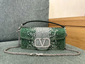 garavani Valentino Green Crystal Bag