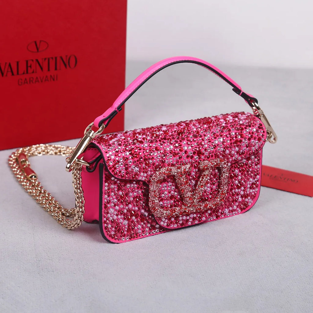 Valentino Pink Crystal Mini Bag