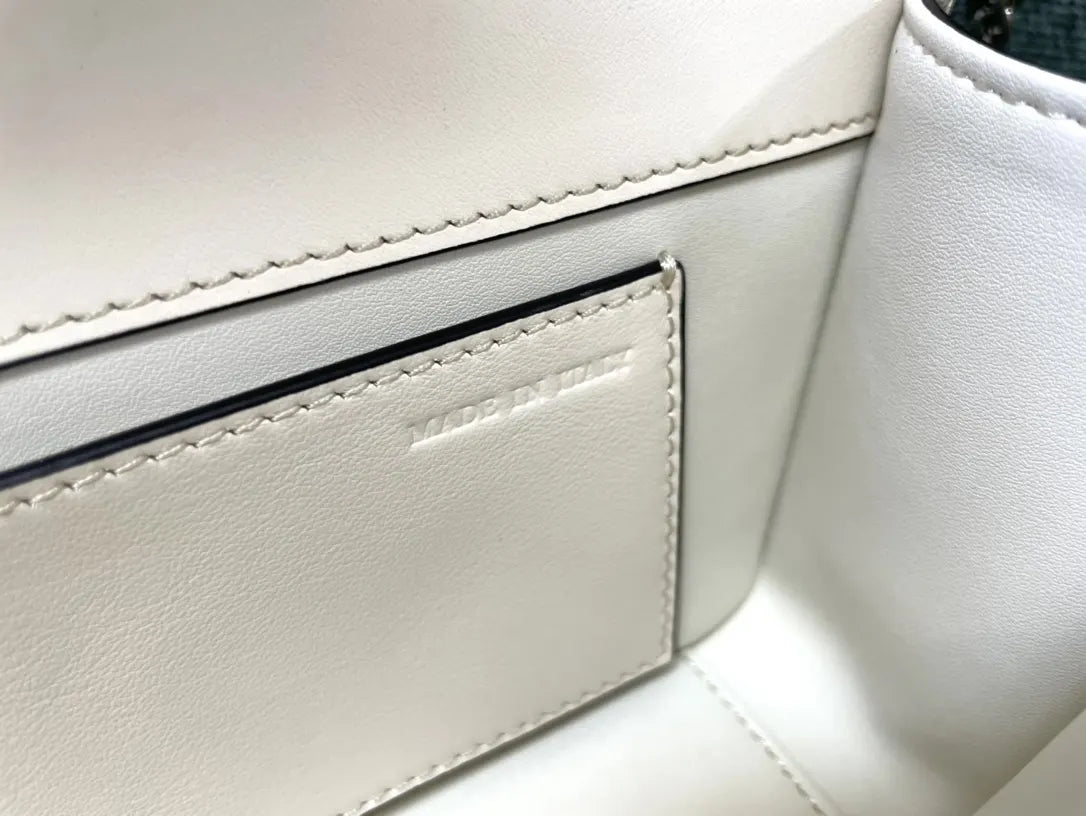 Valentino Ivory Crystal VLogo Bag - Hình 3