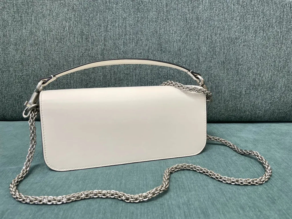 Valentino Ivory Crystal VLogo Bag - Hình 2